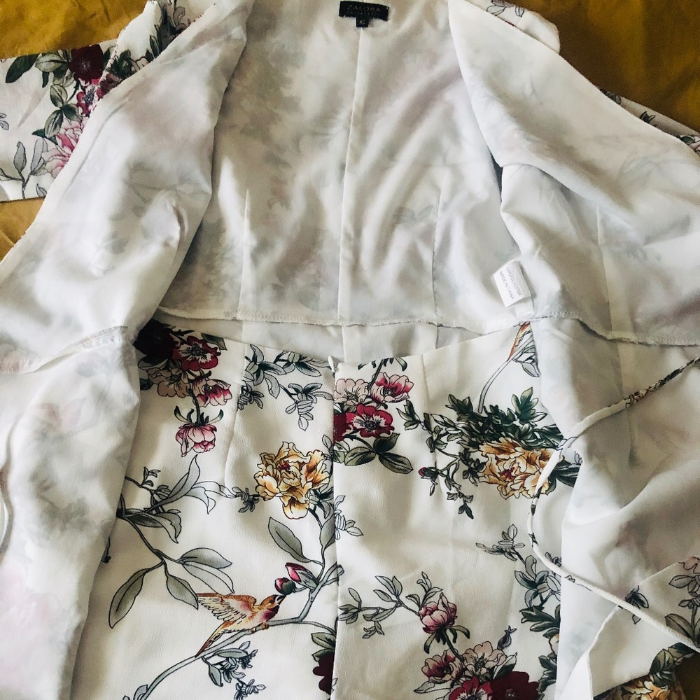 White flower romper